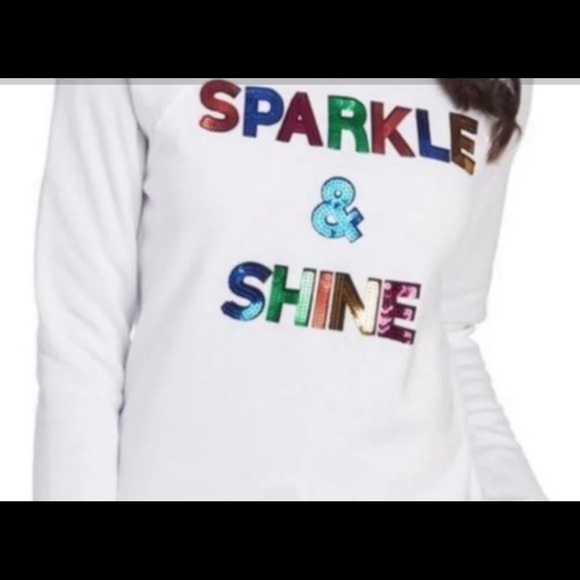 Betsey Johnson Sparkle And Shine Sweatshirt… - Picture 3 of 7